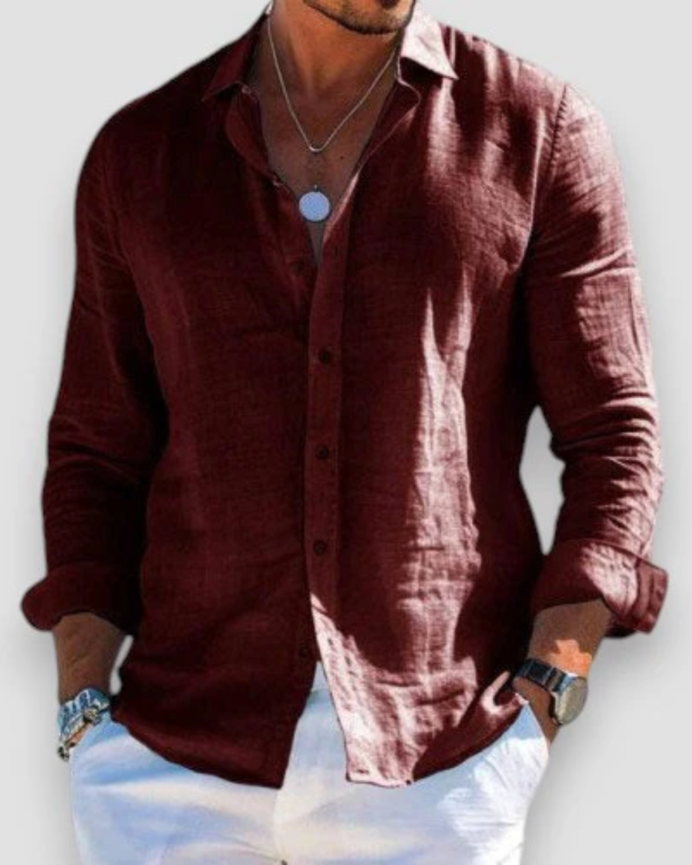 Camisa casual para homem