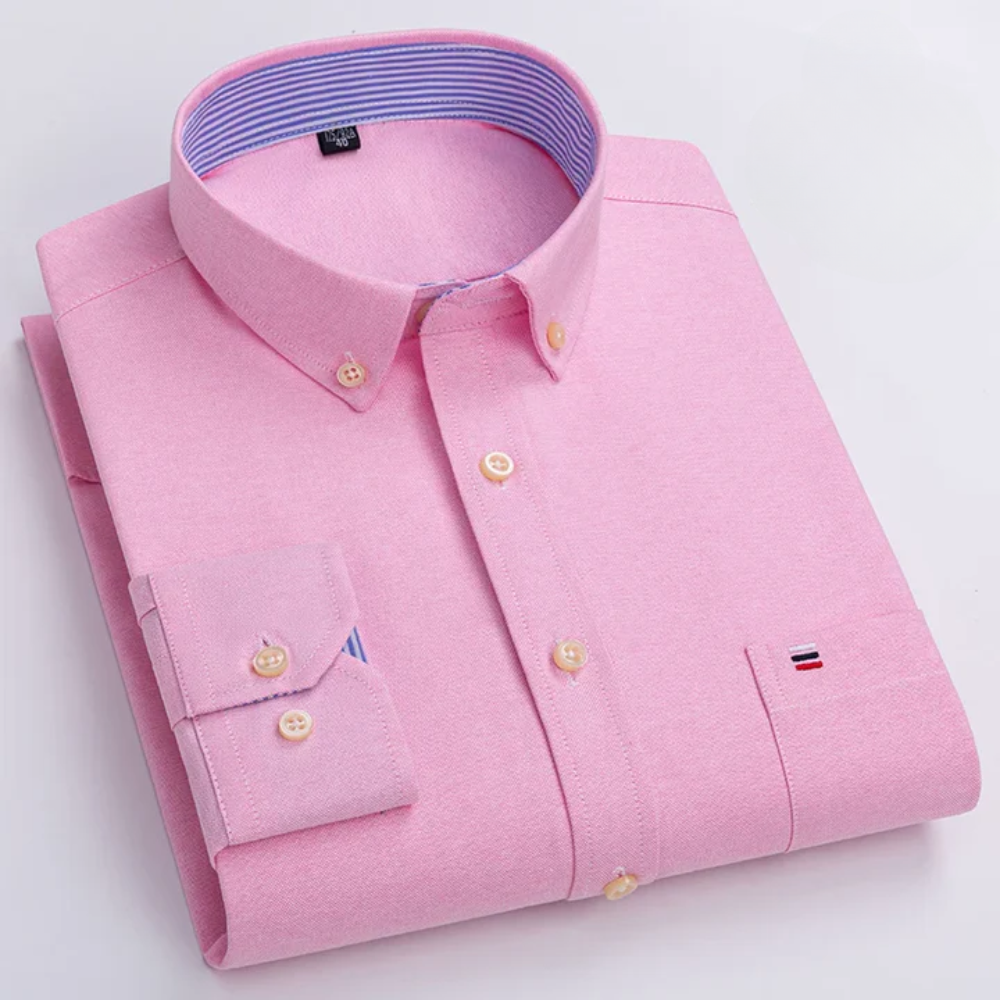 Camisa informal de algodão