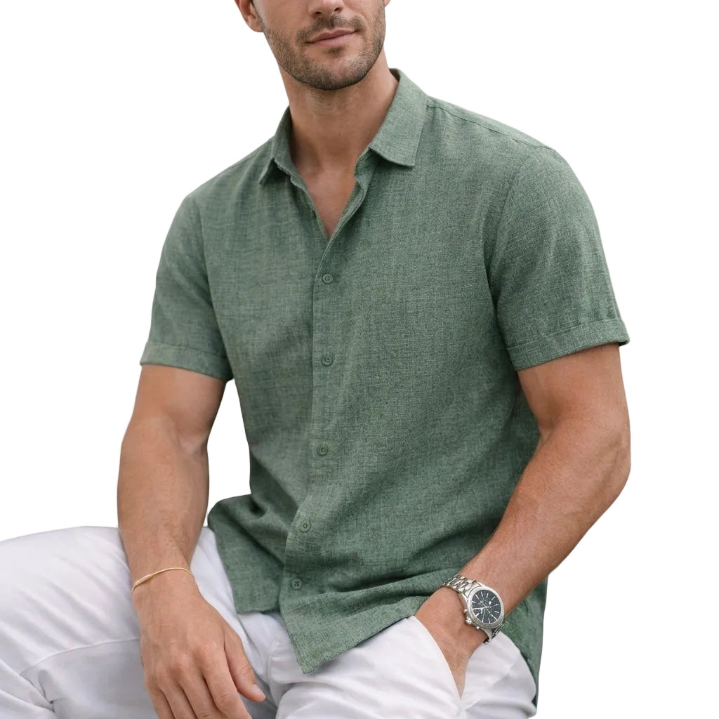 Camisa elegante de algodão