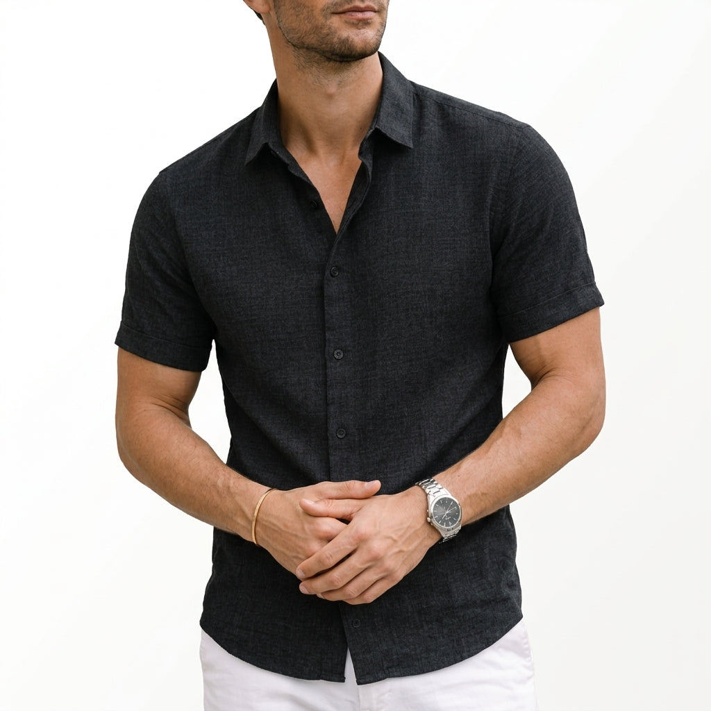 Camisa elegante de algodão