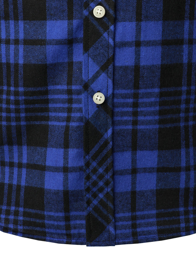 Camisa elegante aos quadrados