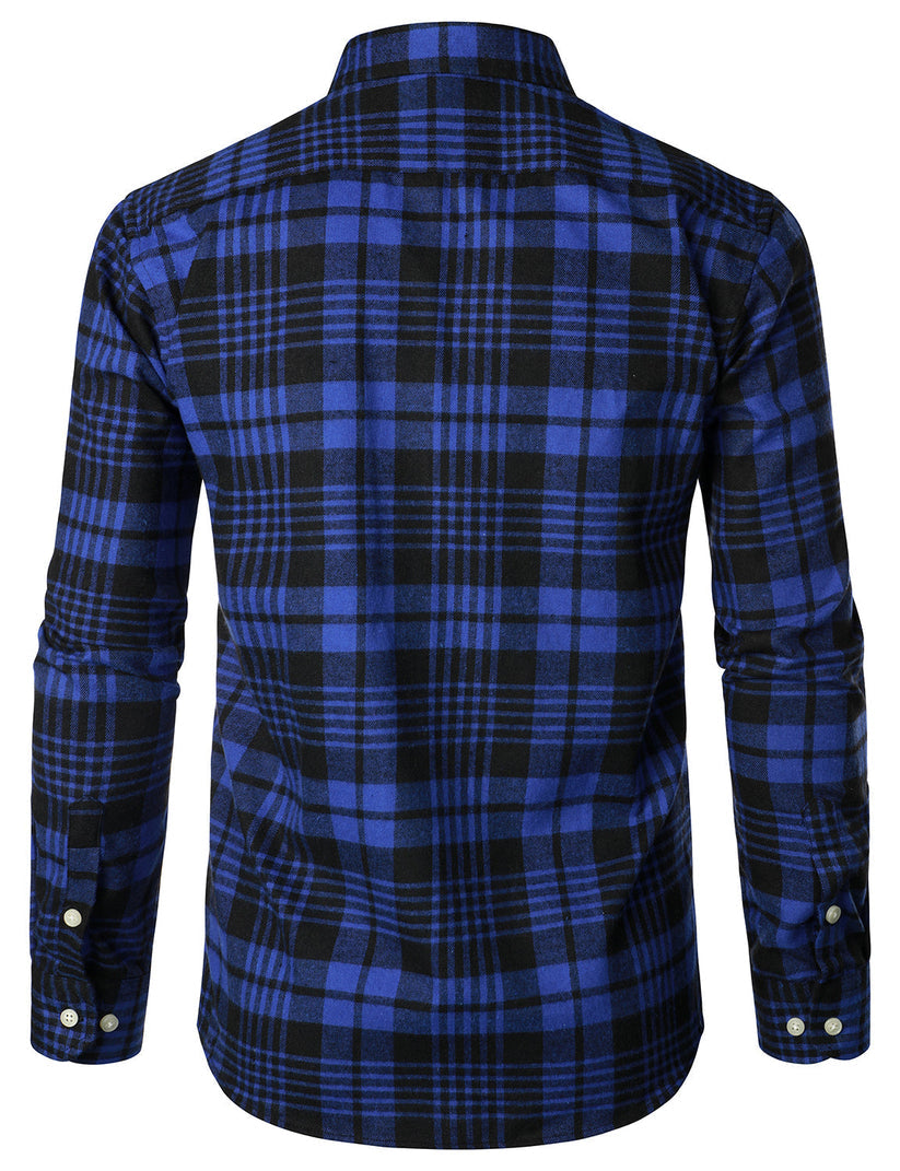 Camisa elegante aos quadrados