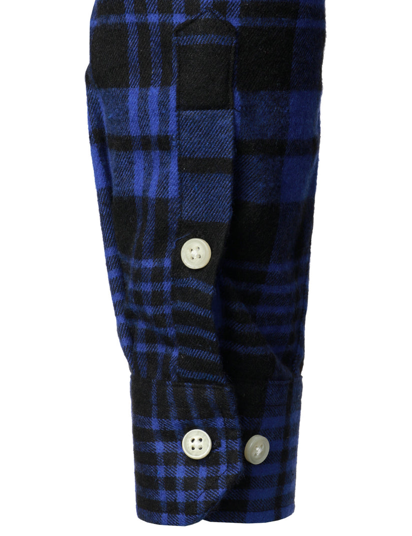 Camisa elegante aos quadrados