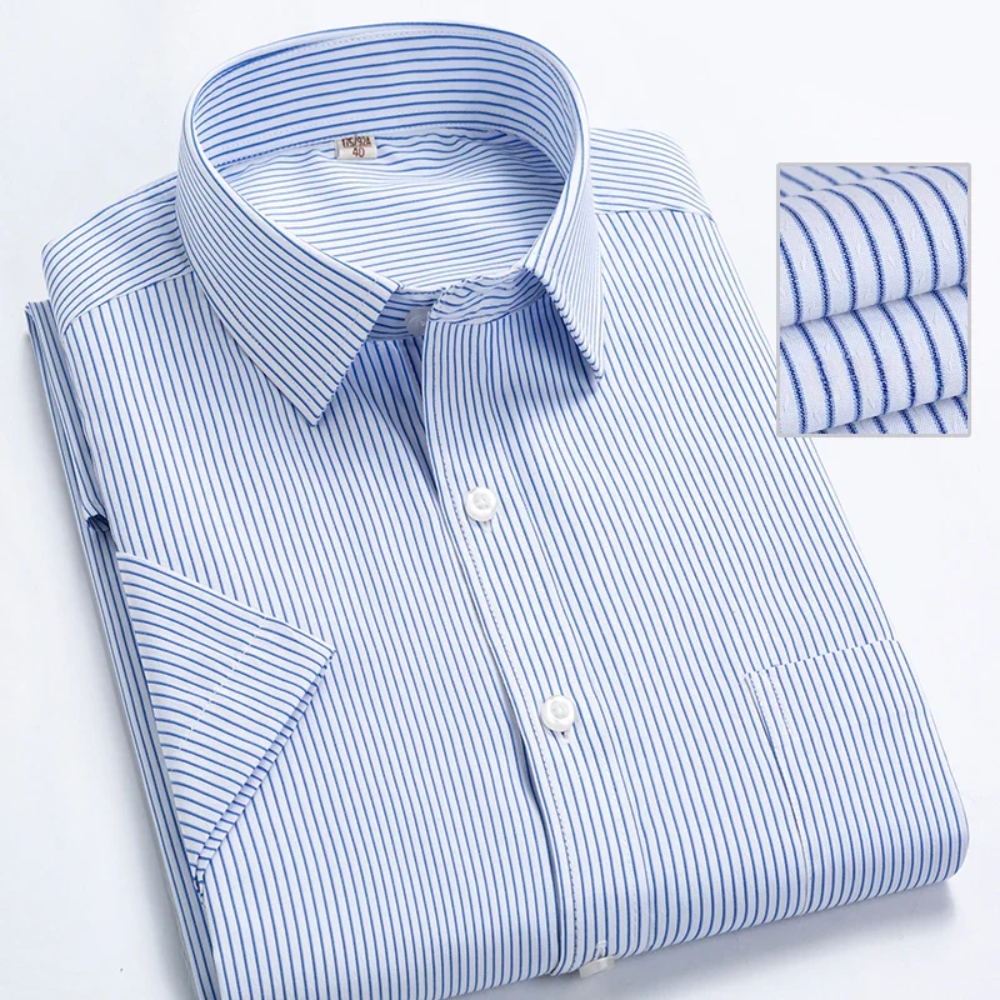 Camisa de negócios de manga curta