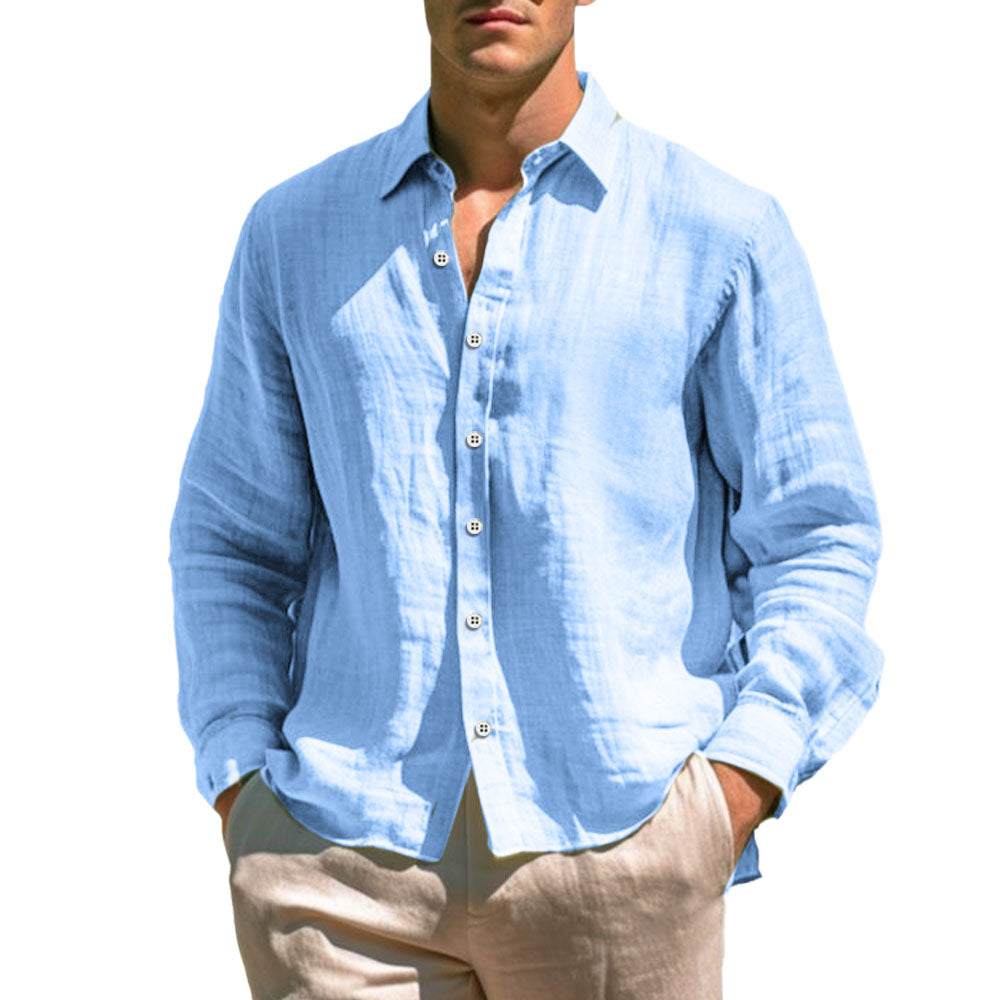 Camisa informal de linho