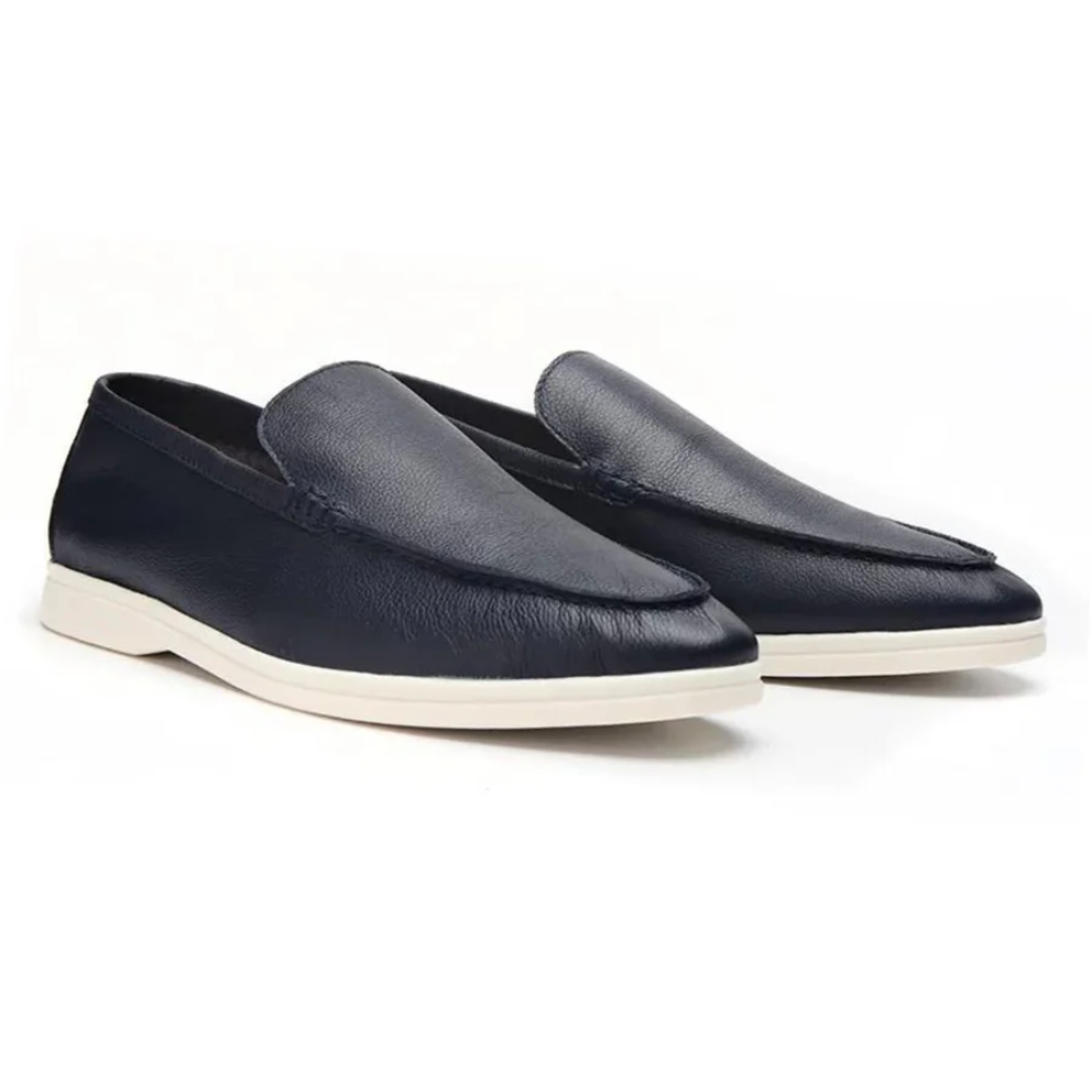 Cowhide Leather Loafers