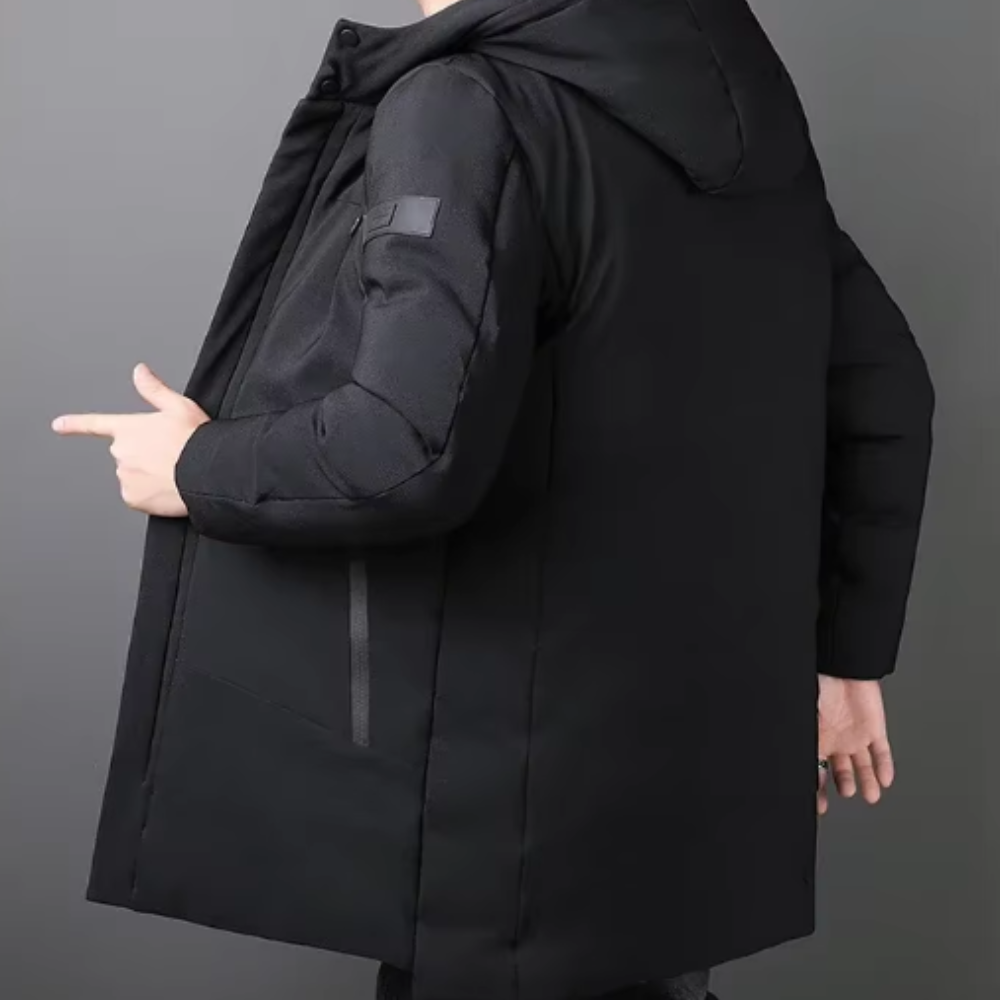 Casaco comprido e elegante para homem