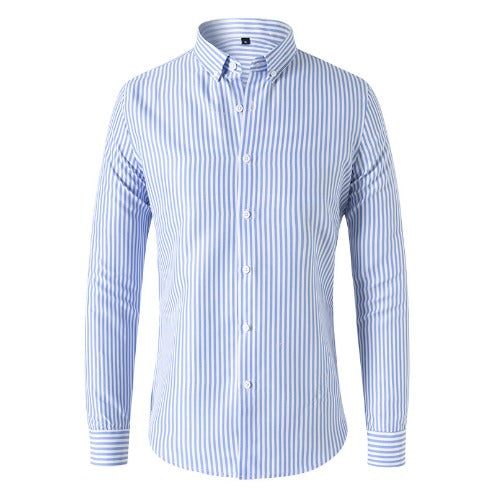 Camisa elegante às riscas