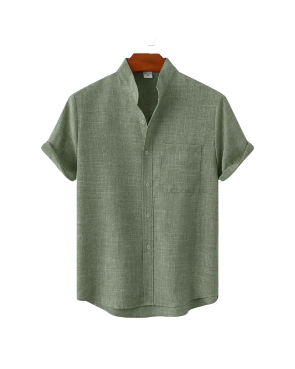 Camisa de linho de manga curta «Venice»