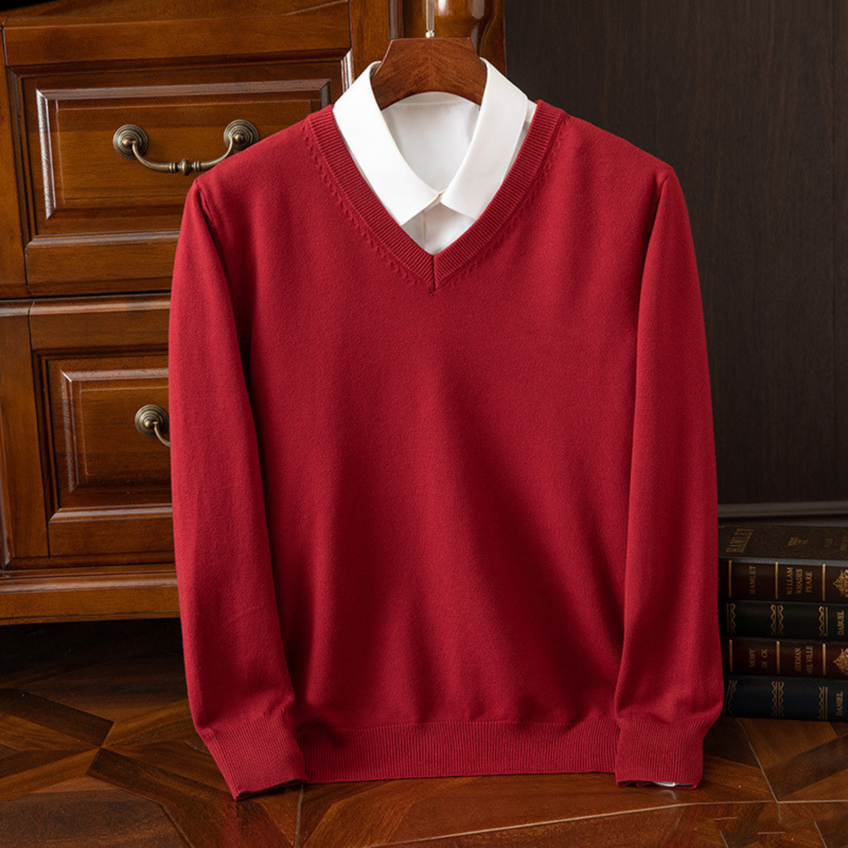 Chic V-Neck Sweater