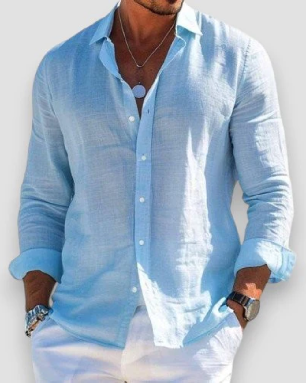 Camisa casual para homem