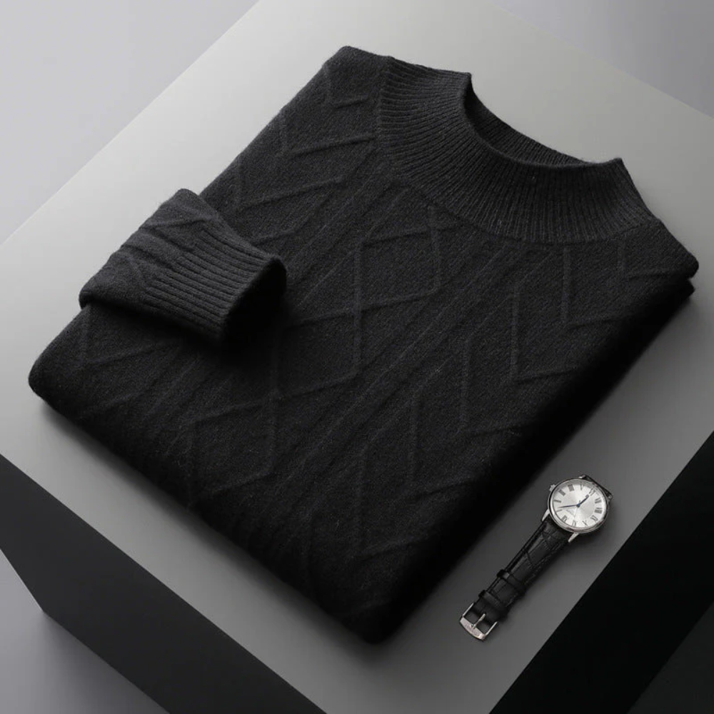 Mizar Patterned Cashmere Sweater