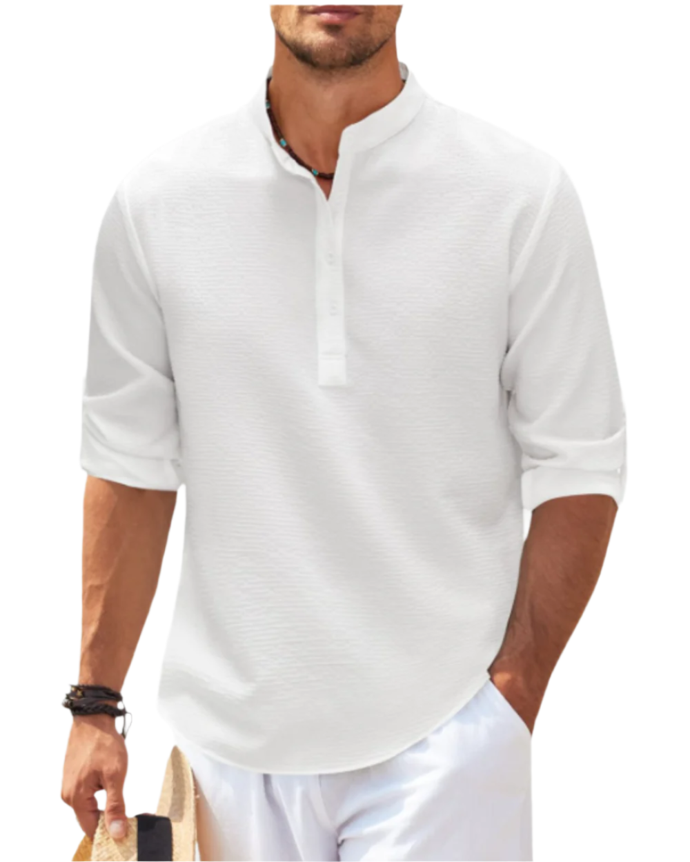 Camisa polo de manga comprida