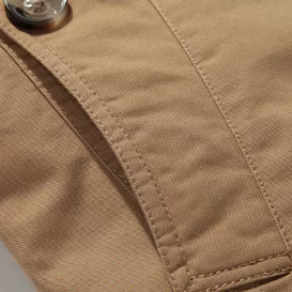 Casaco-trench elegante e acolchoado