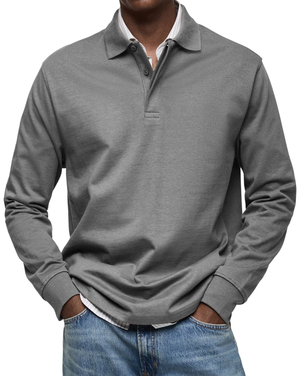 Casual Polo Sweater