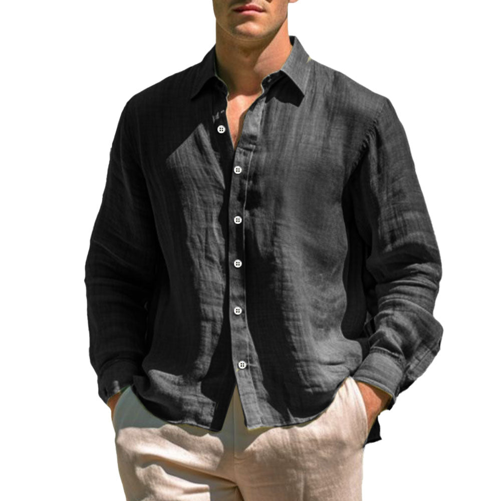 Camisa informal de linho