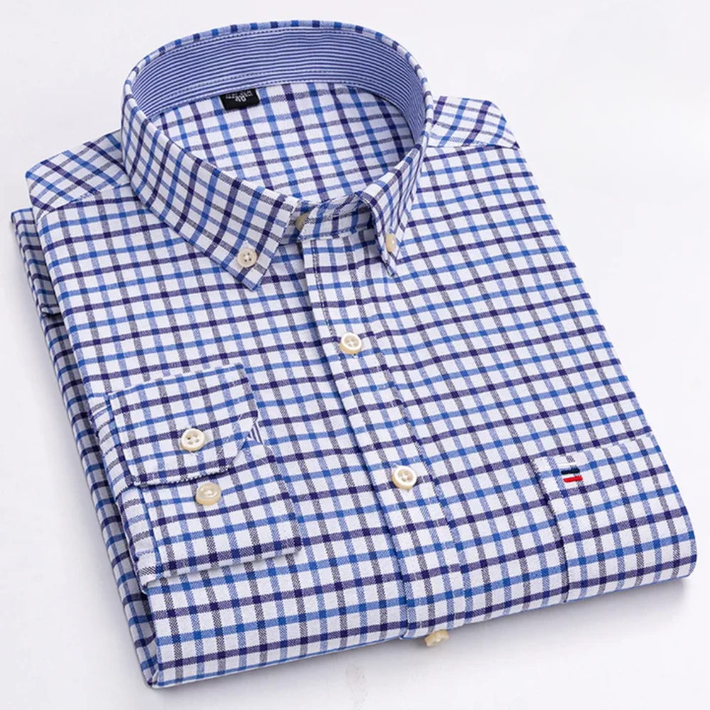 Camisa informal de algodão
