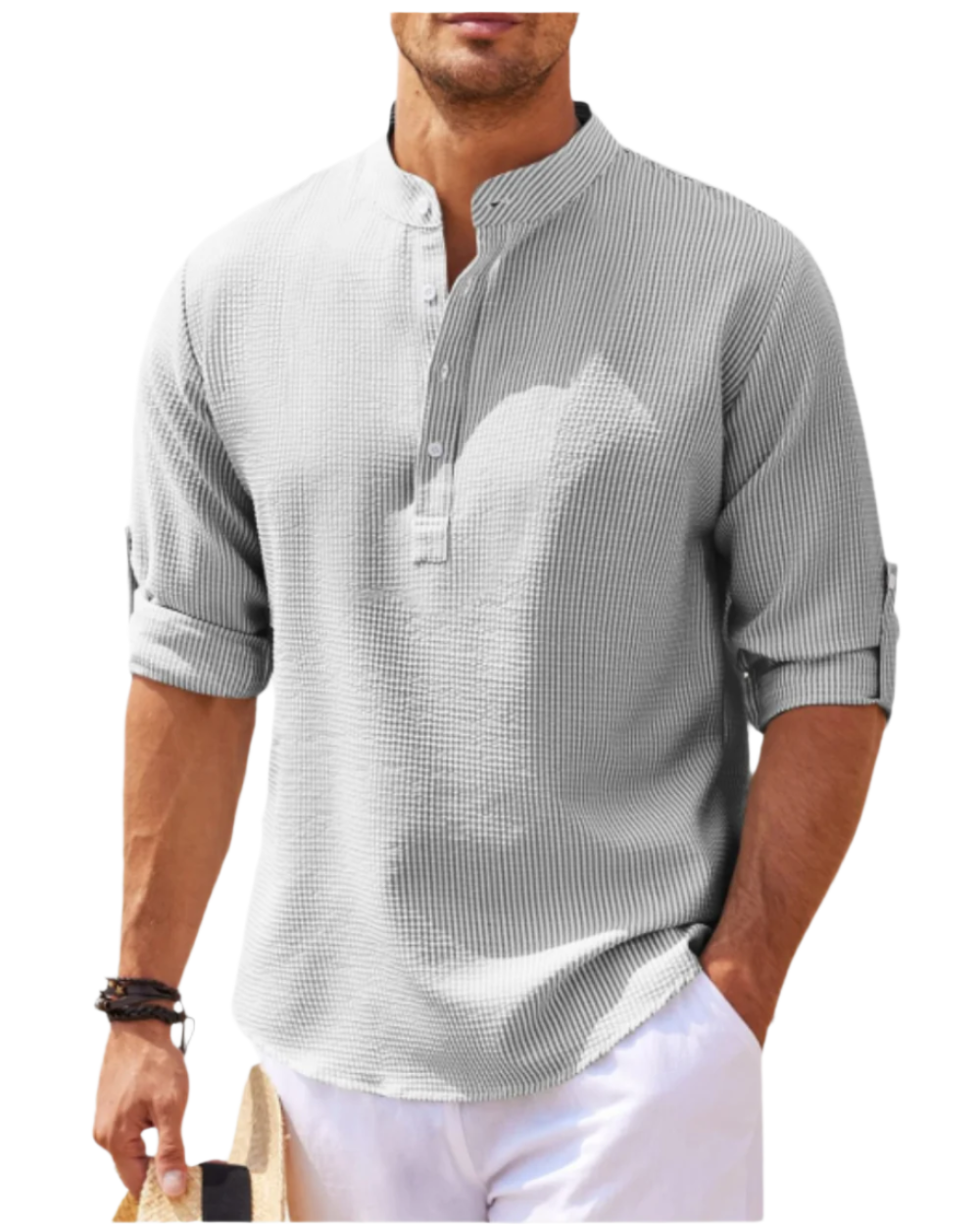 Camisa polo de manga comprida