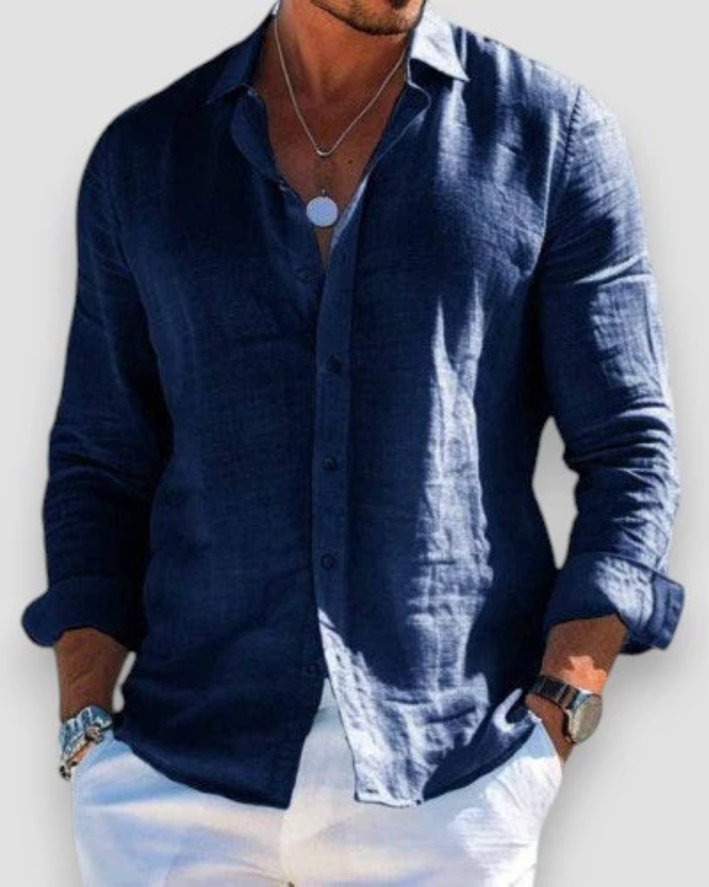 Camisa casual para homem