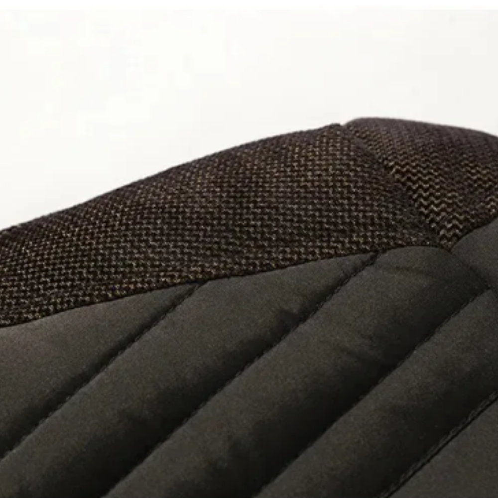 Casaco de inverno elegante em velo acolchoado