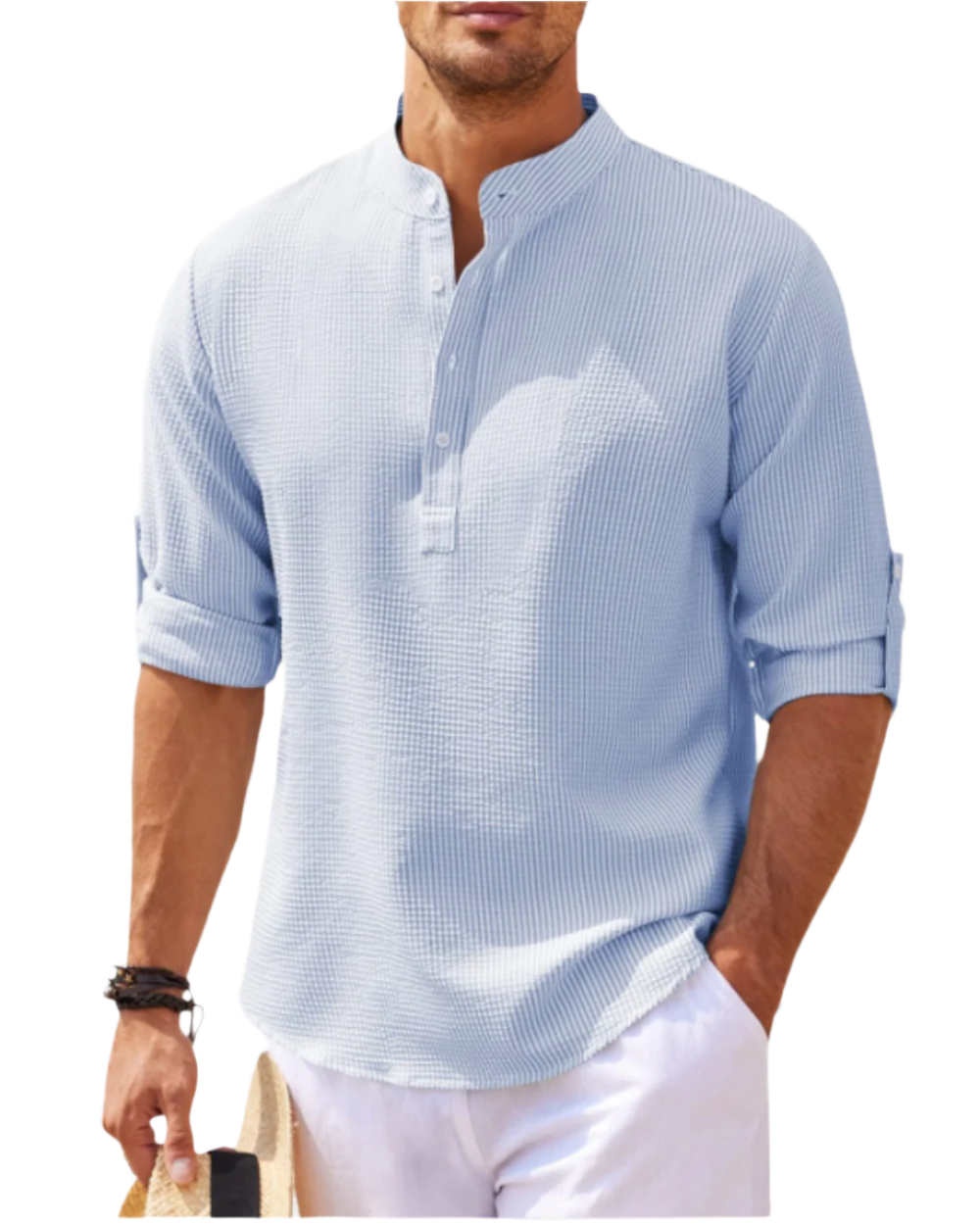 Camisa polo de manga comprida