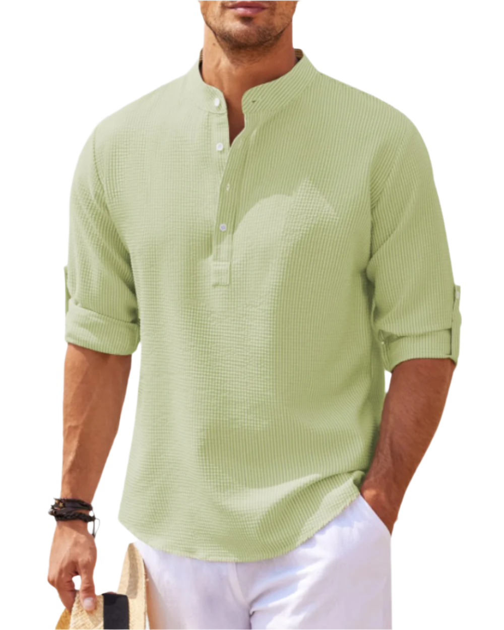 Camisa polo de manga comprida