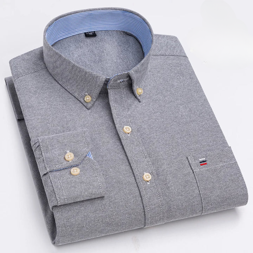 Camisa informal de algodão