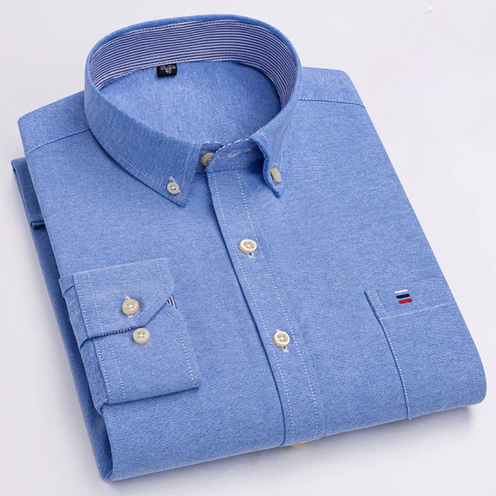 Camisa informal de algodão