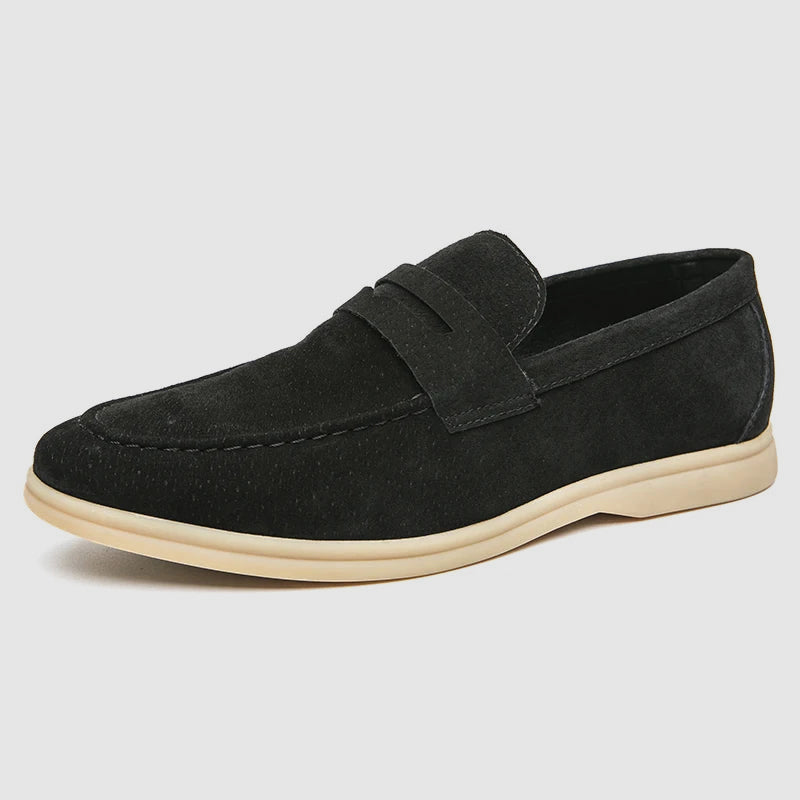 Firenze Chic Suede Loafers