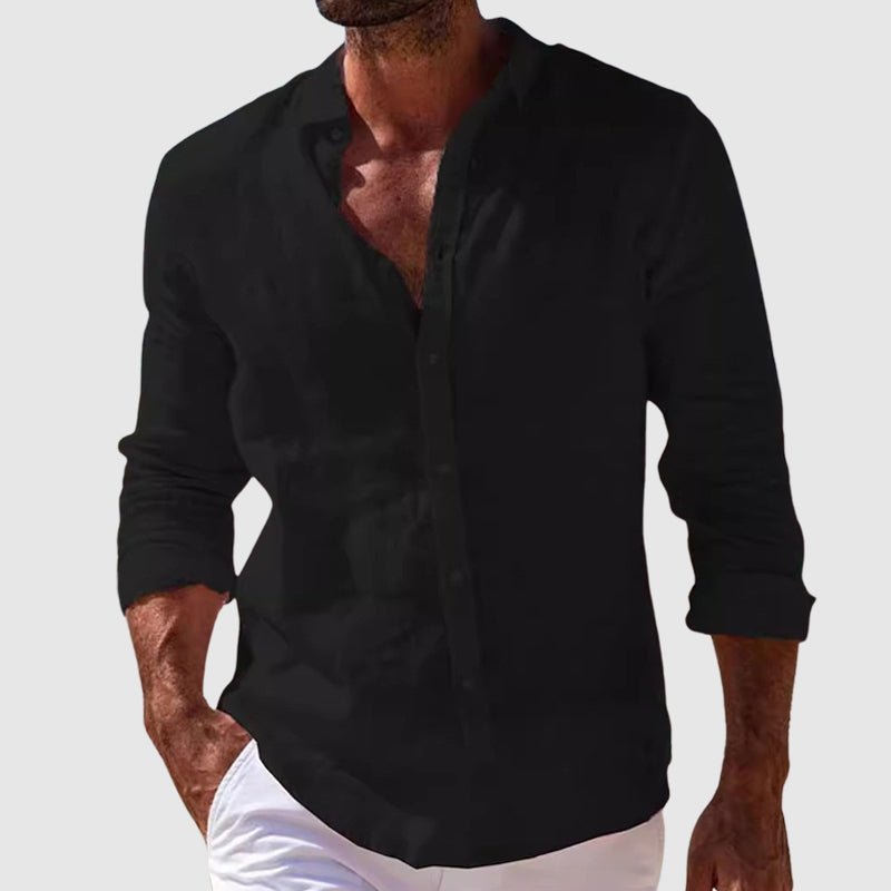 Camisa elegante de linho