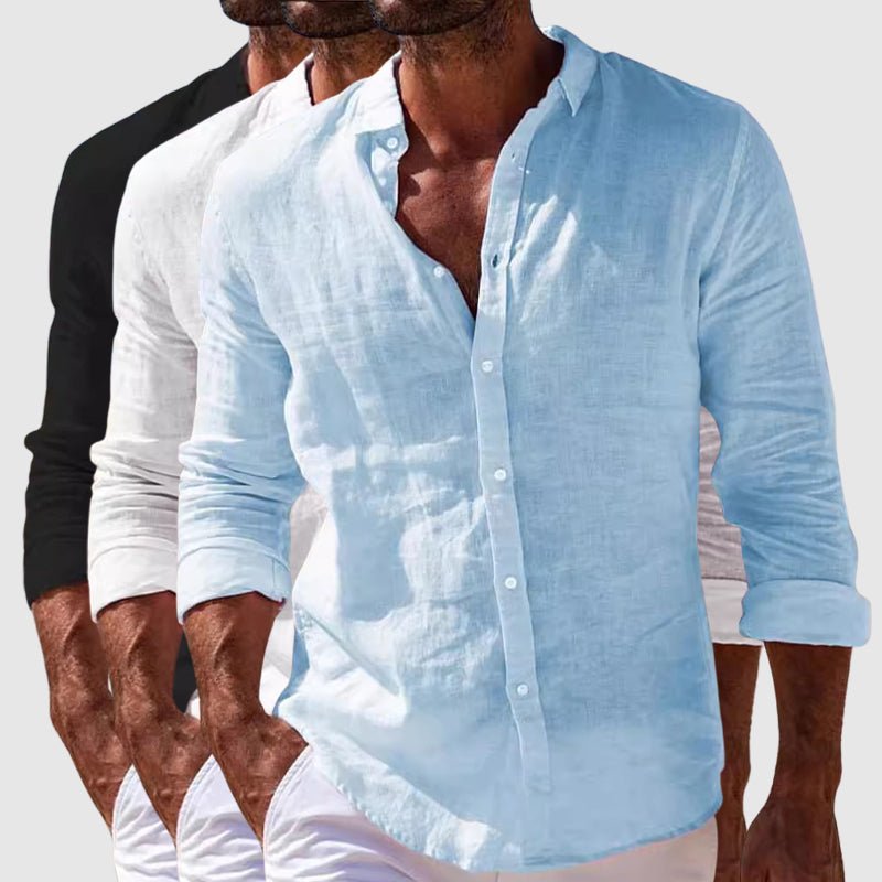 Camisa elegante de linho