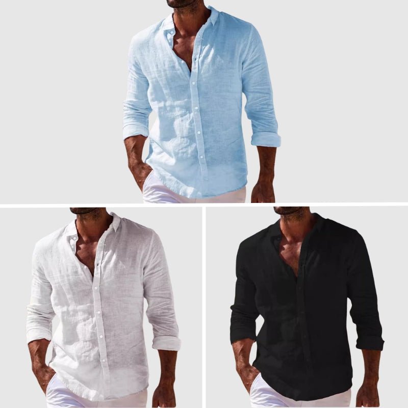 Camisa elegante de linho
