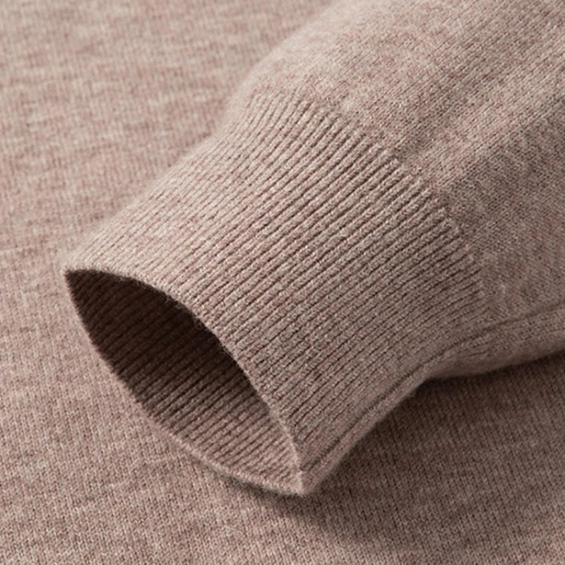 Australian Merino Wool Zip Sweater
