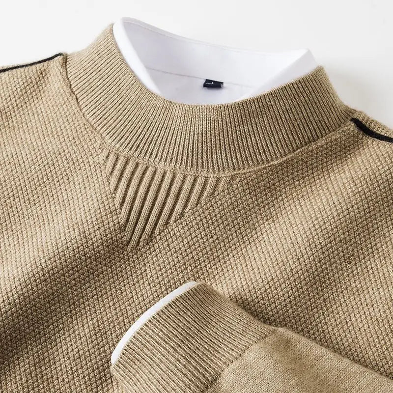 Elegant Jacquard Sweater