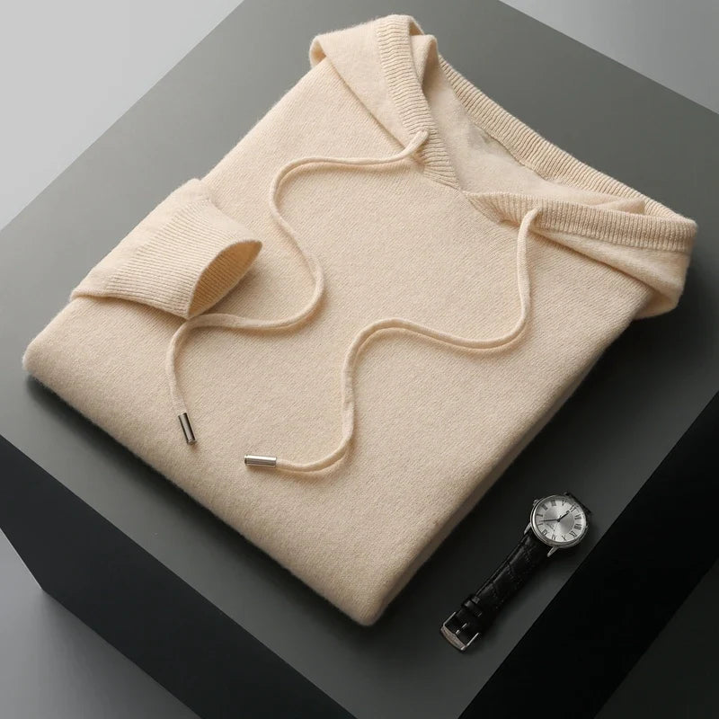 Elegant Australian Wool Hoodie