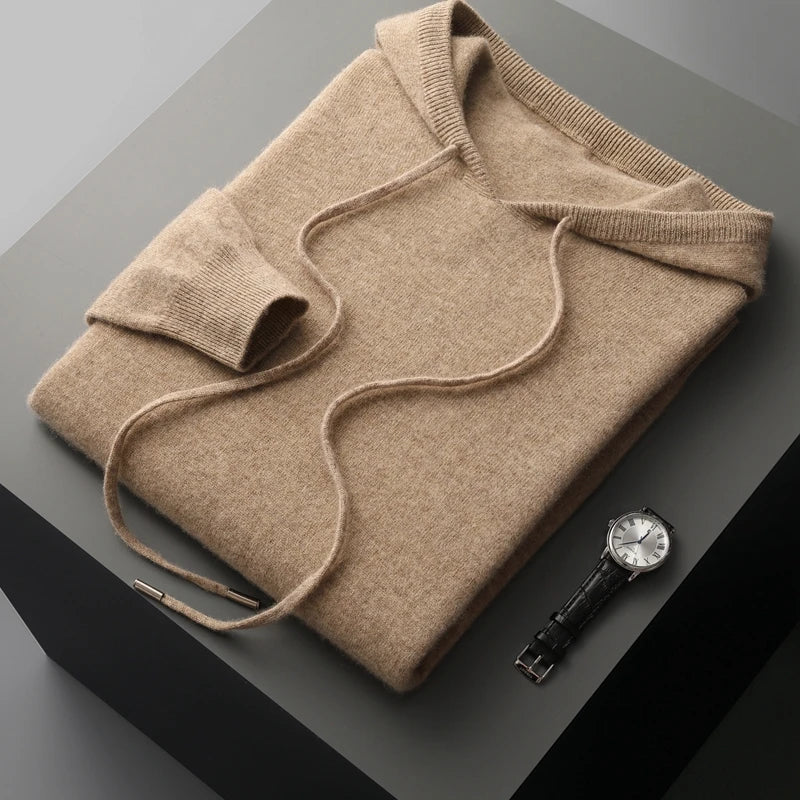Elegant Australian Wool Hoodie