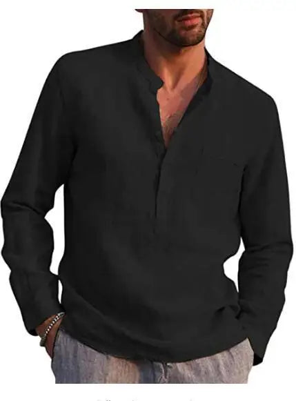 Camisa de algodão respirável