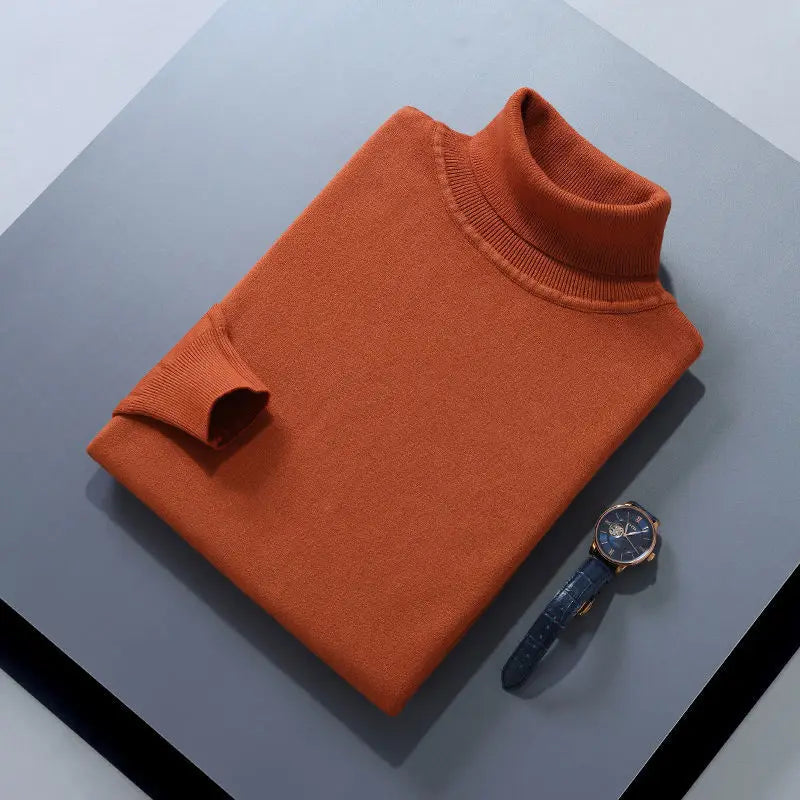 Elegant Cotton Turtleneck
