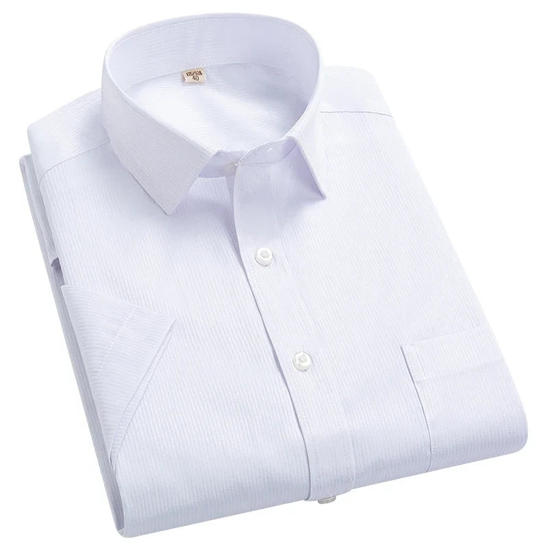 Camisa de negócios de manga curta