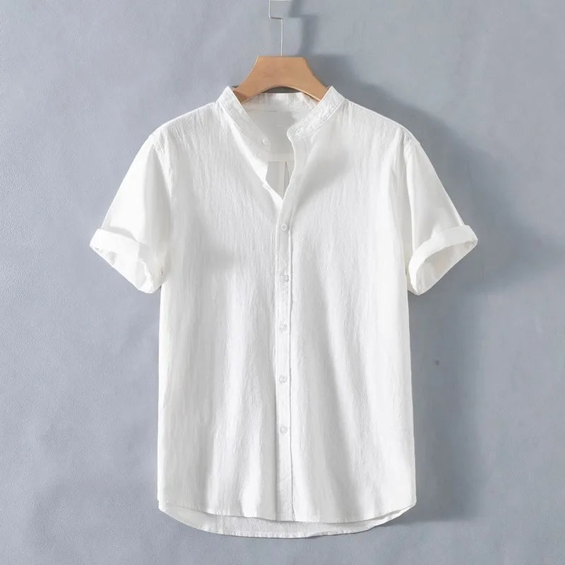 Camisa de algodão respirável