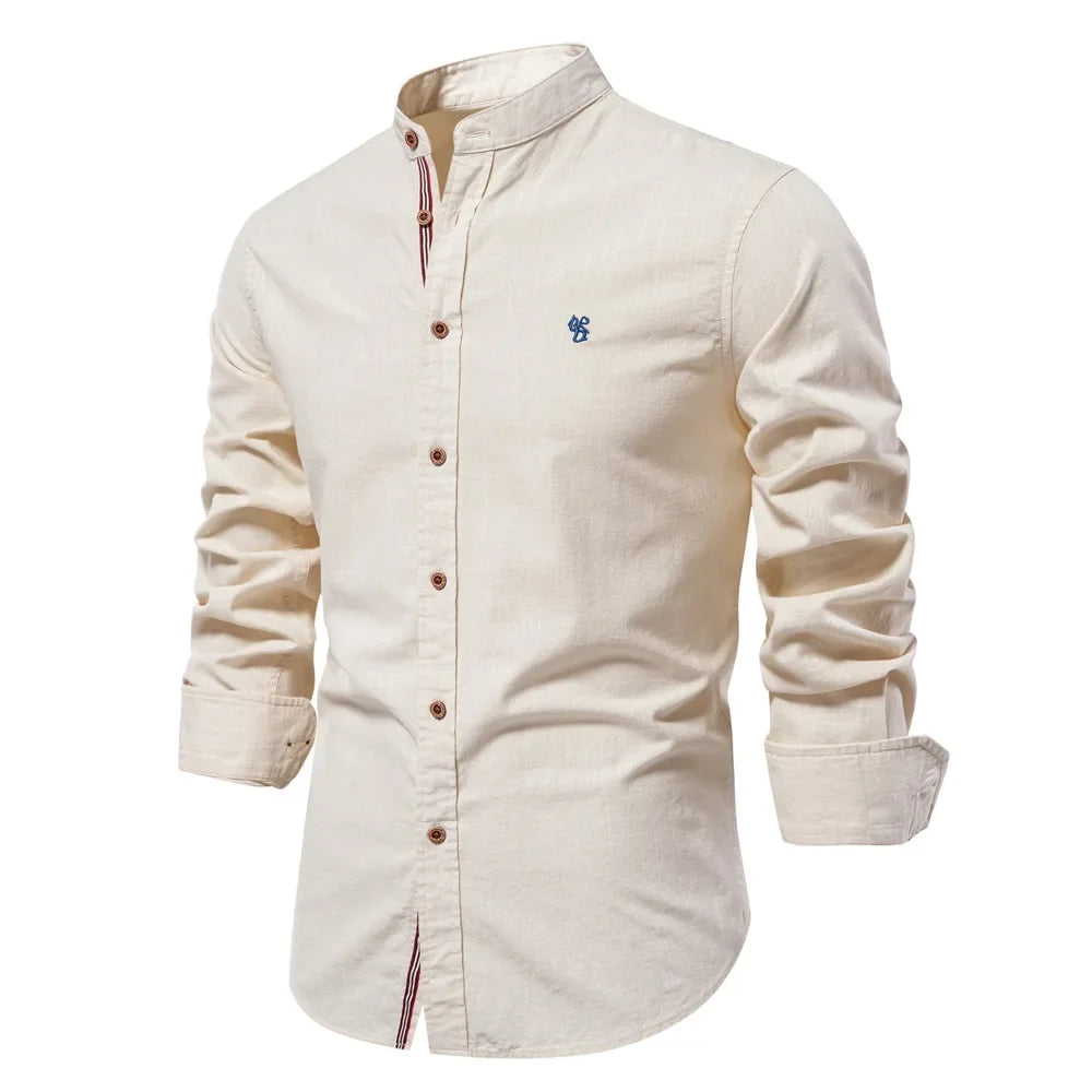 Camisa elegante de linho