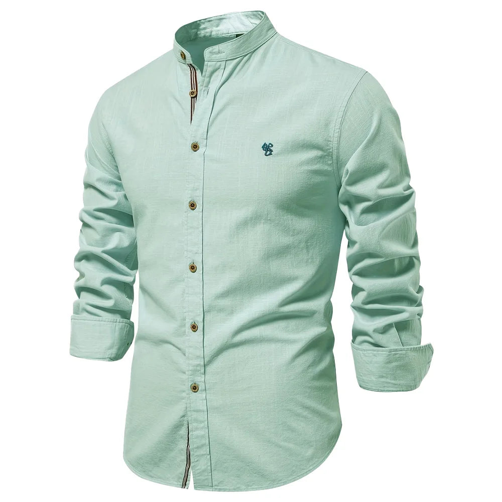 Camisa elegante de linho