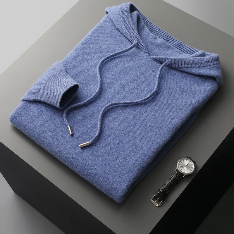 Elegant Australian Wool Hoodie