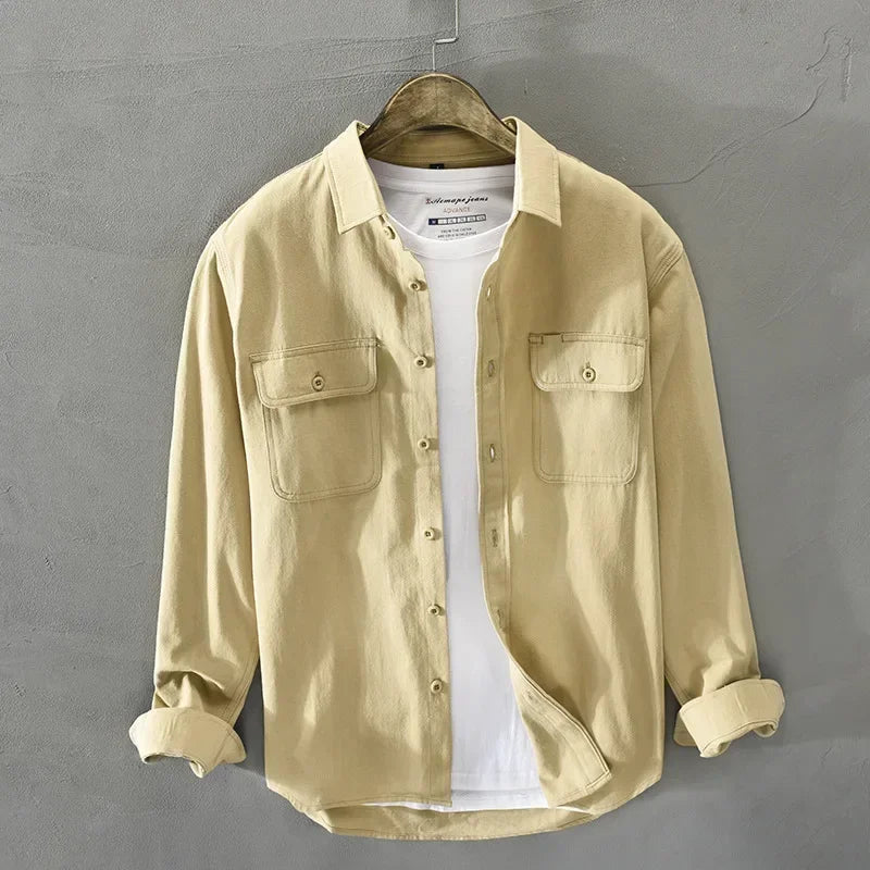 Camisa elegante de algodão