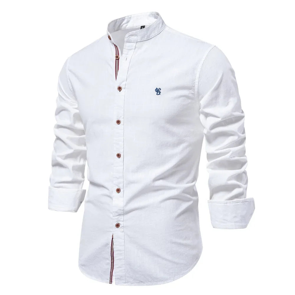 Camisa elegante de linho