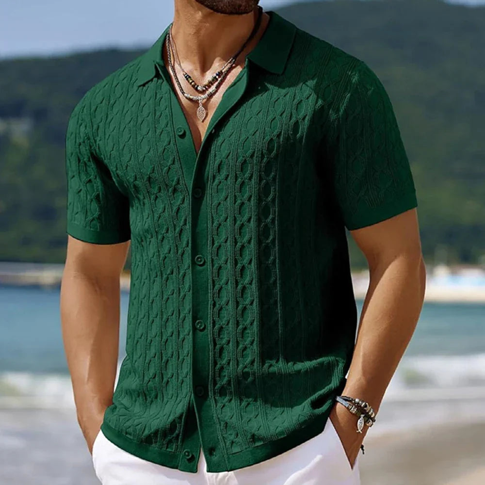 Camisa polo com botões