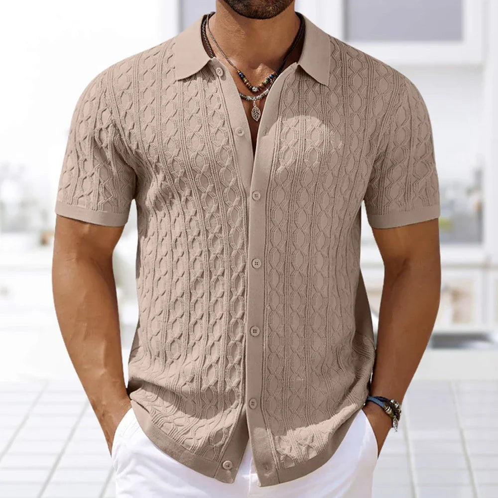 Camisa polo com botões