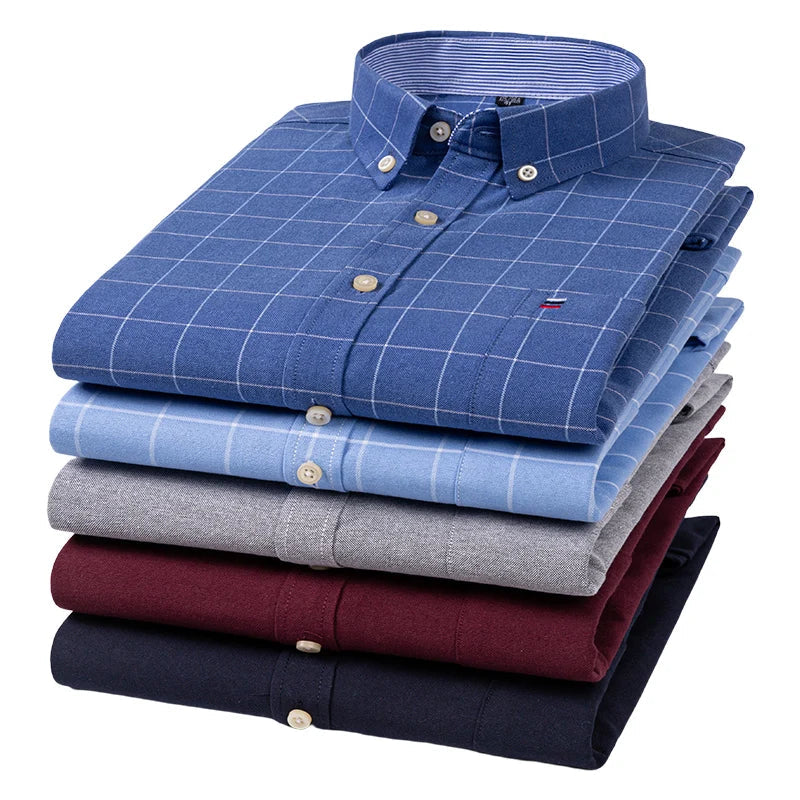 Camisa informal de algodão