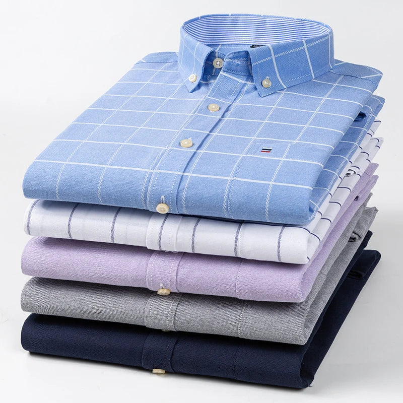 Camisa informal de algodão