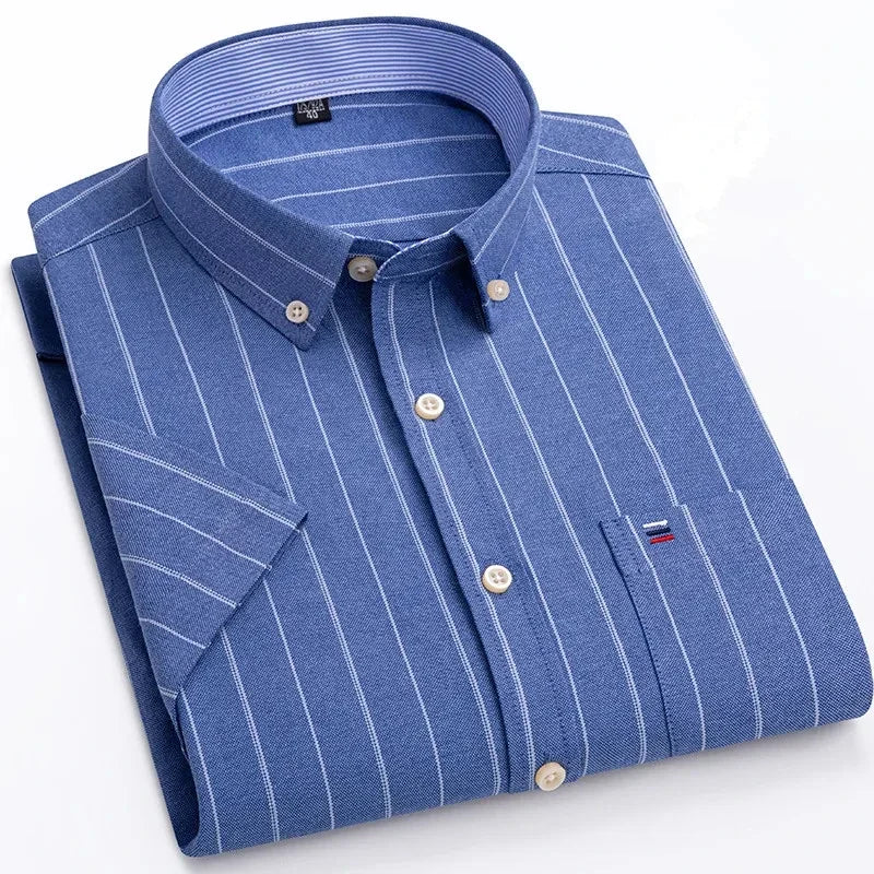 Givalli - Camisa elegante de algodão para homem